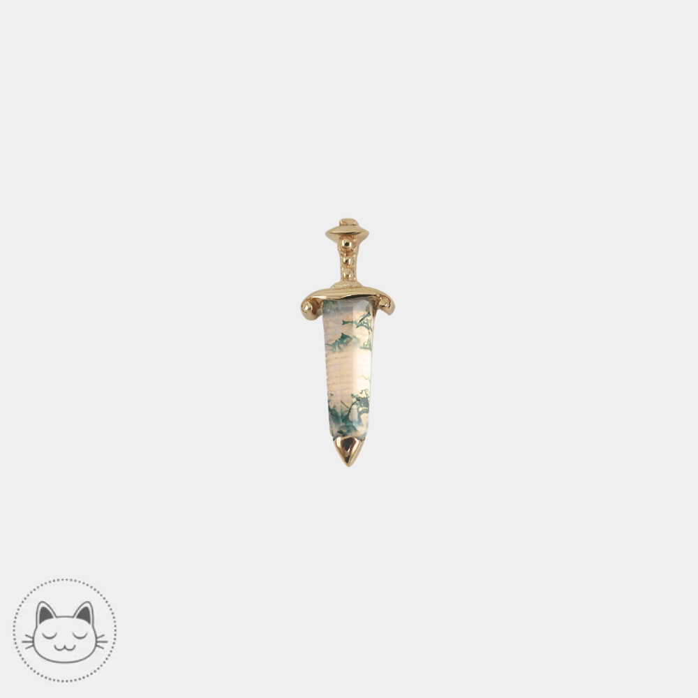 Bijou de piercing Spellbound Buddha Jewelry en or jaune 14 carats