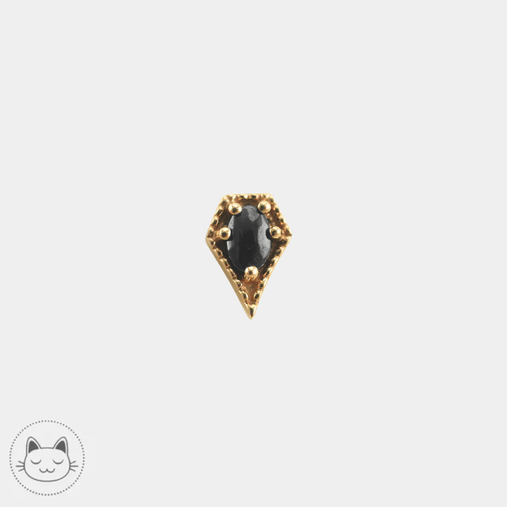 Cadence Buddha Jewelry or jaune 5,7 x 3,9 mm
