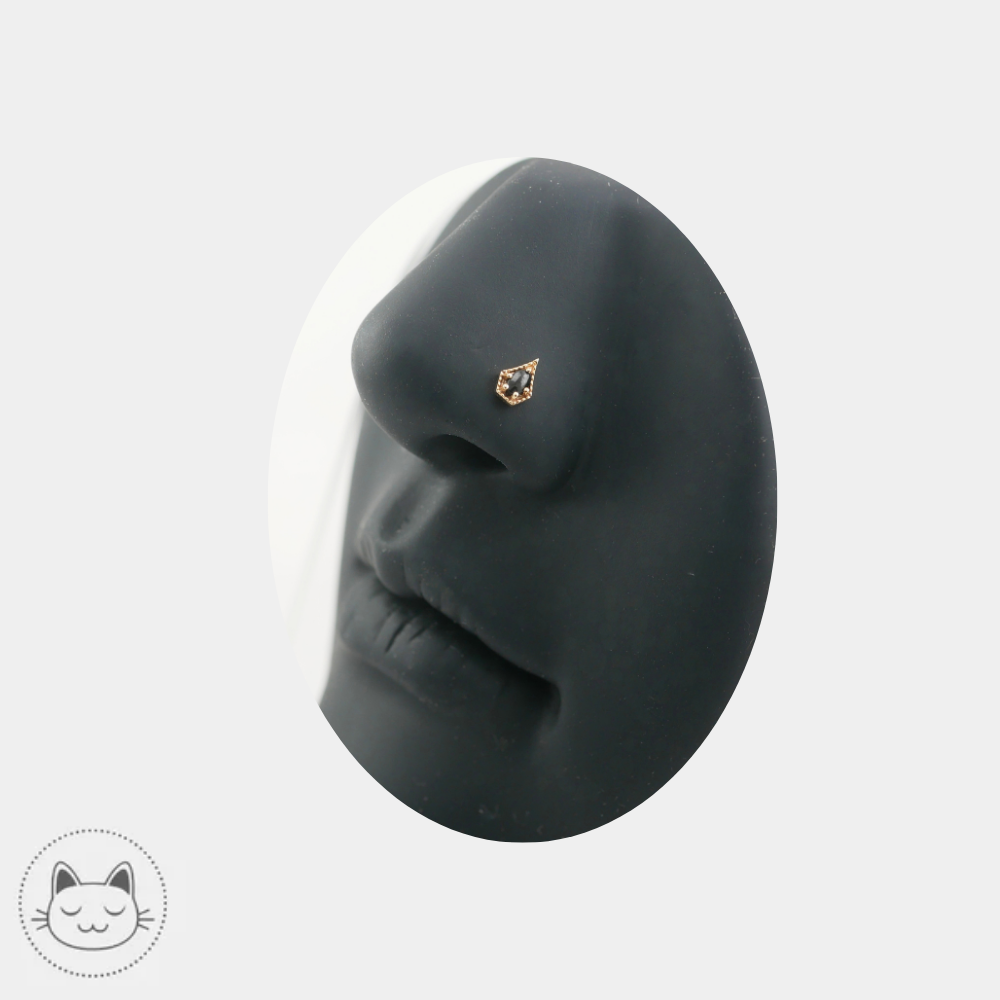 Buddha Jewelry Cadence spinelle noire 5,7 x 3,9 mm