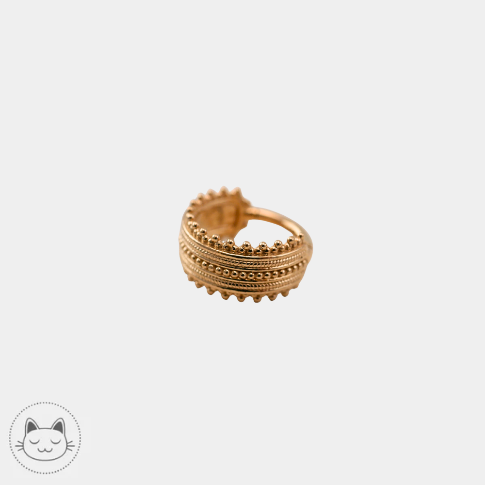 Bijou clicker Naga Balmoran 16G 8mm en or jaune
