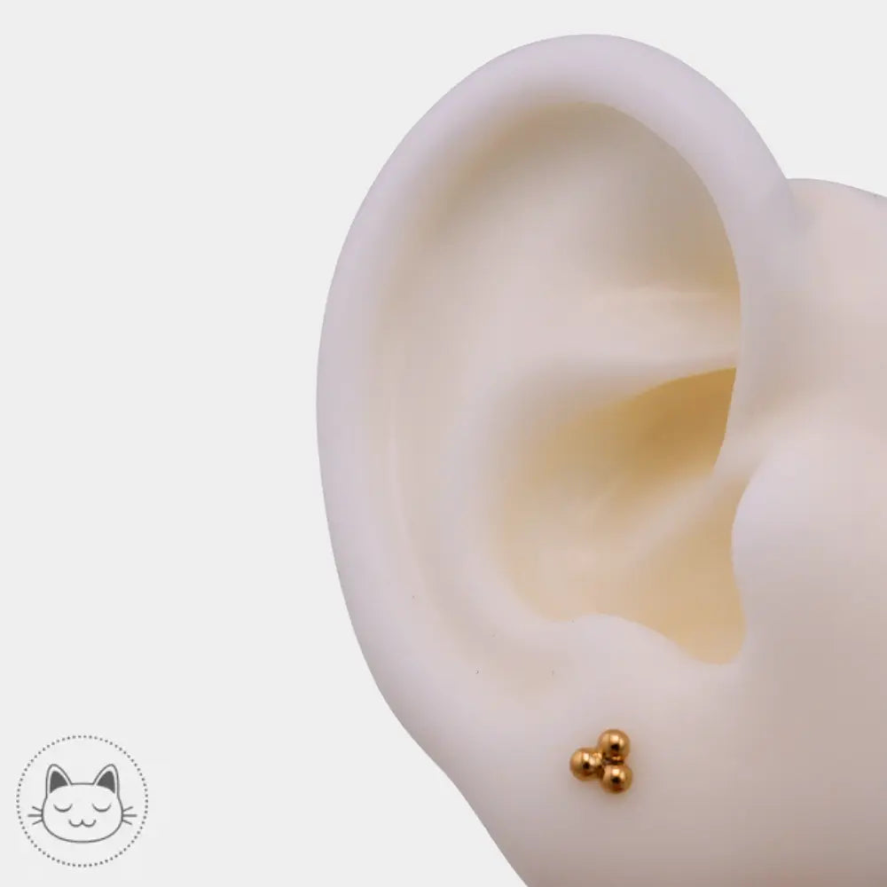 Vue du modèle D69 or 14k Sacred Symbols