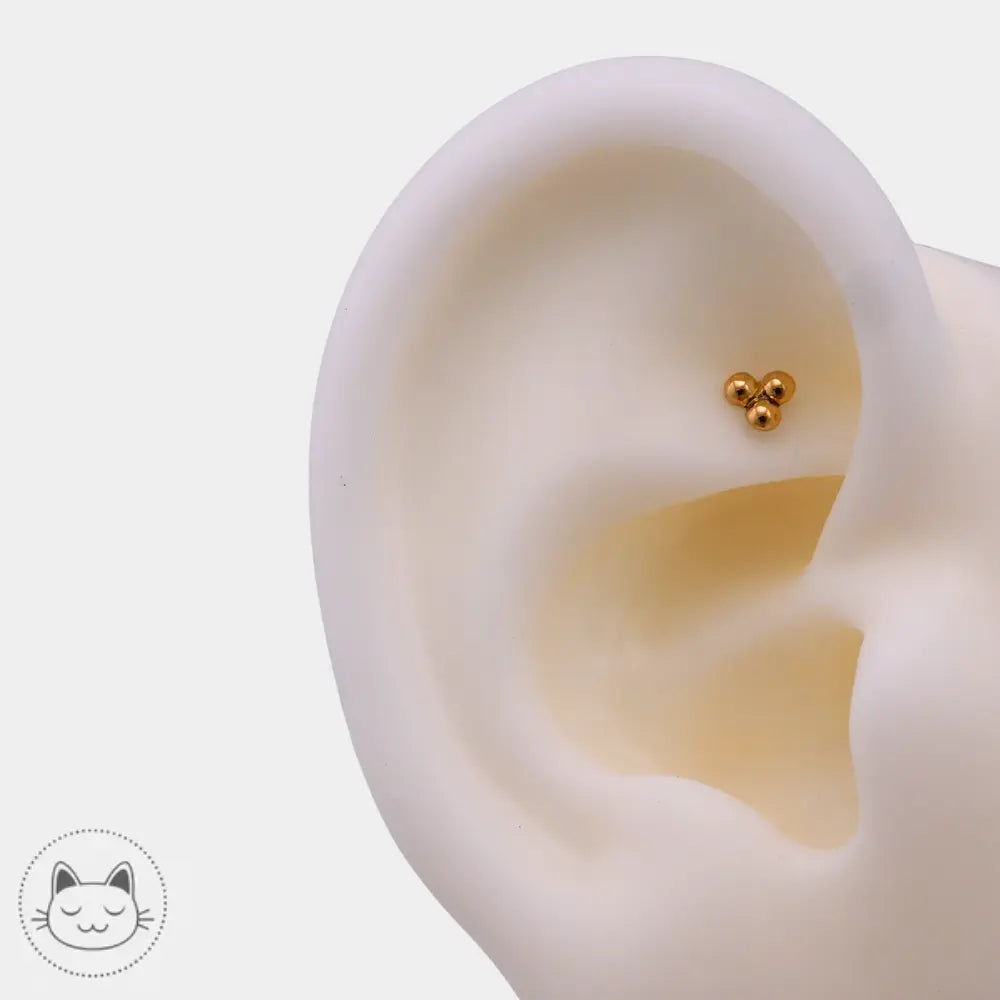 Close-up bijou or 14 carats D69 Sacred Symbols