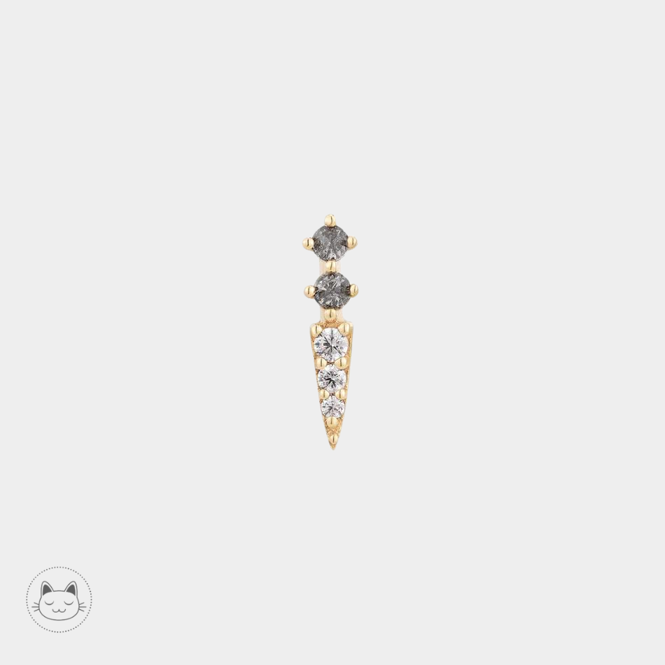 Buddha Jewelry - Activated - Diamants gris et Zircons blancs