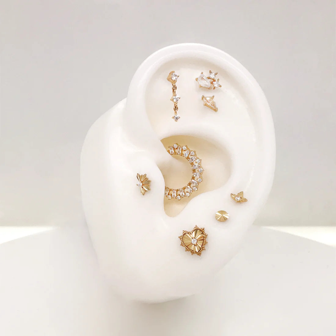 Buddha Jewelry - Obsessed - Or jaune et Zircons - Kawaii Place piercing 