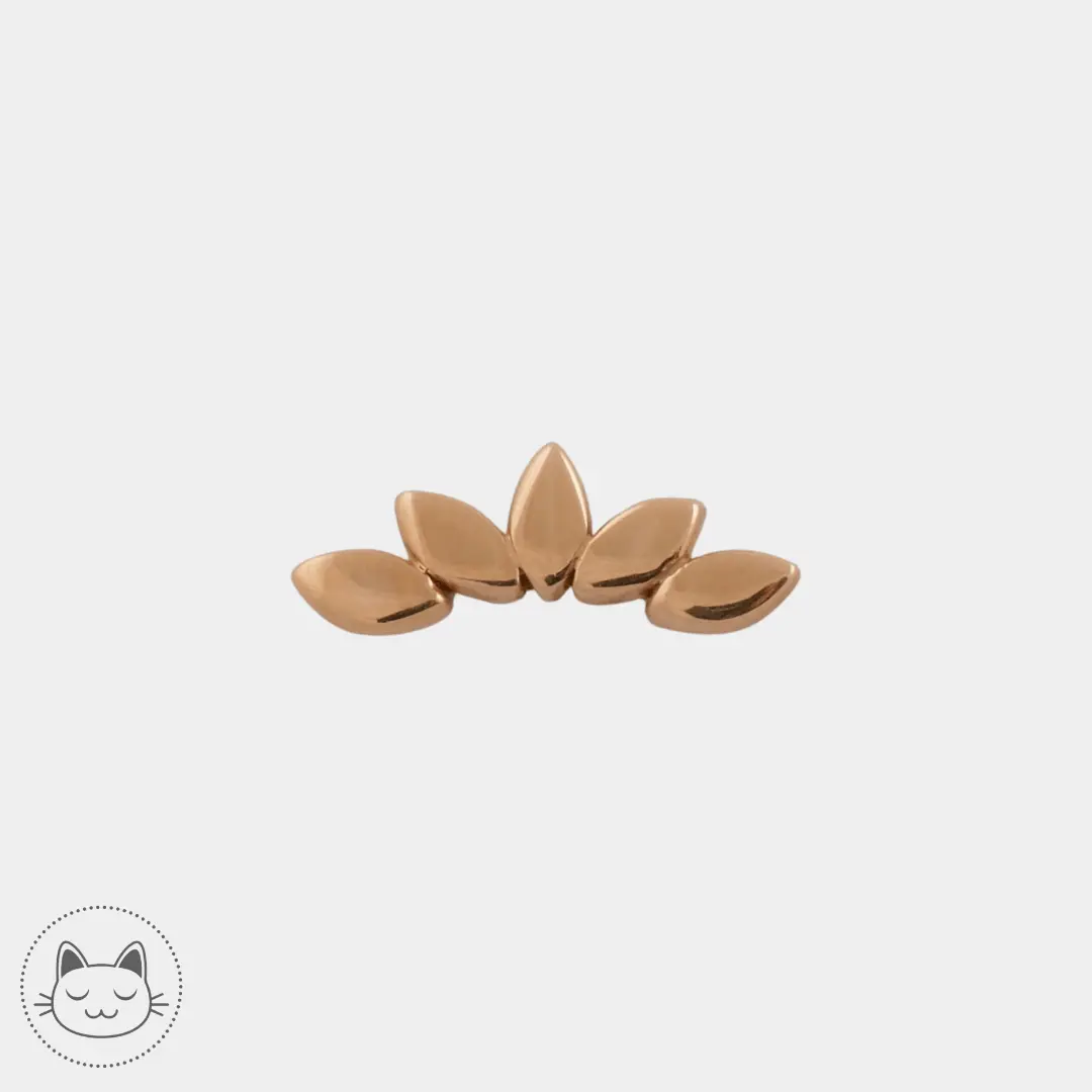 Flat Serenity BVLA gold body jewelry
