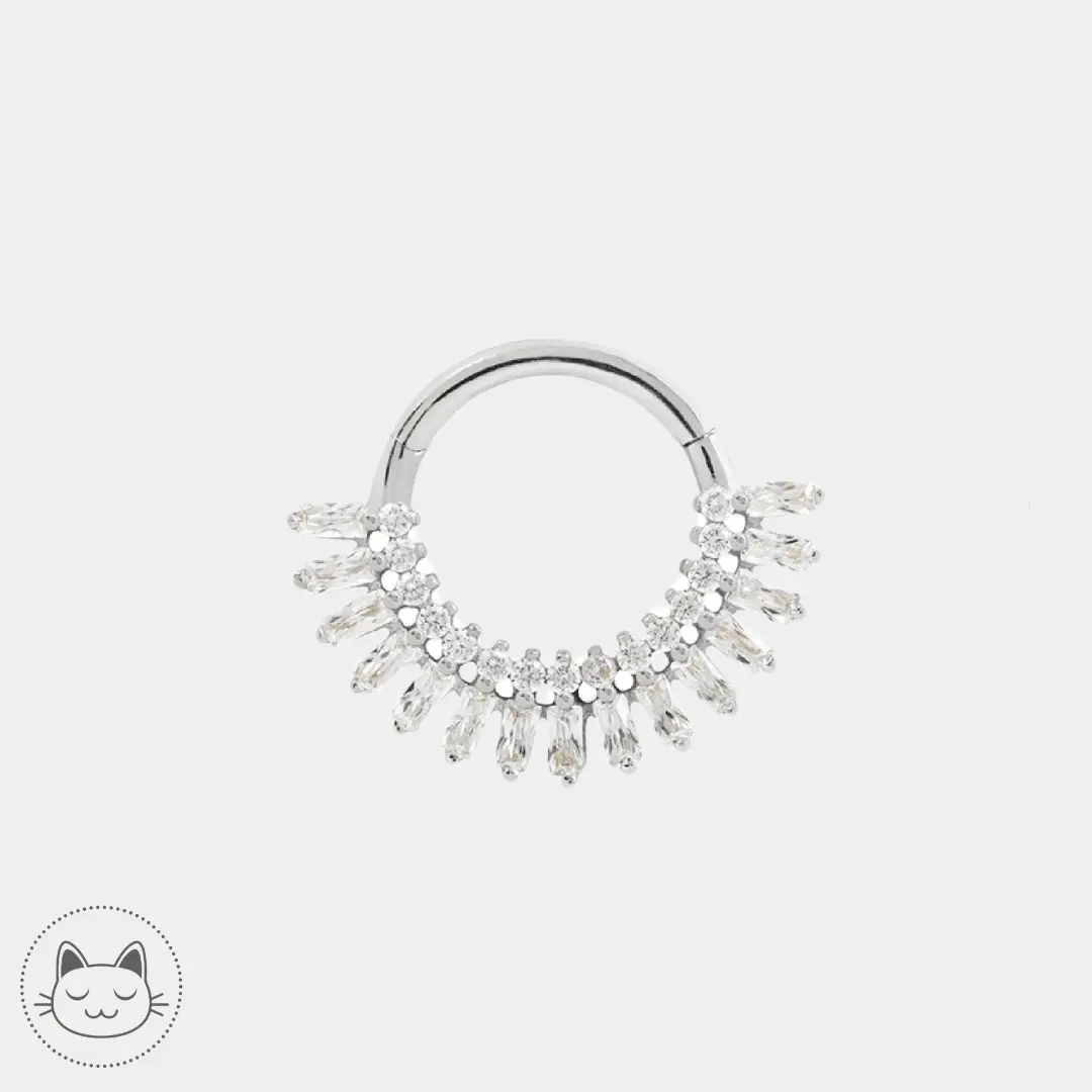 Buddha Jewelry - Hypnotic Clicker - Zircons Blancs - Kawaii Place piercing 