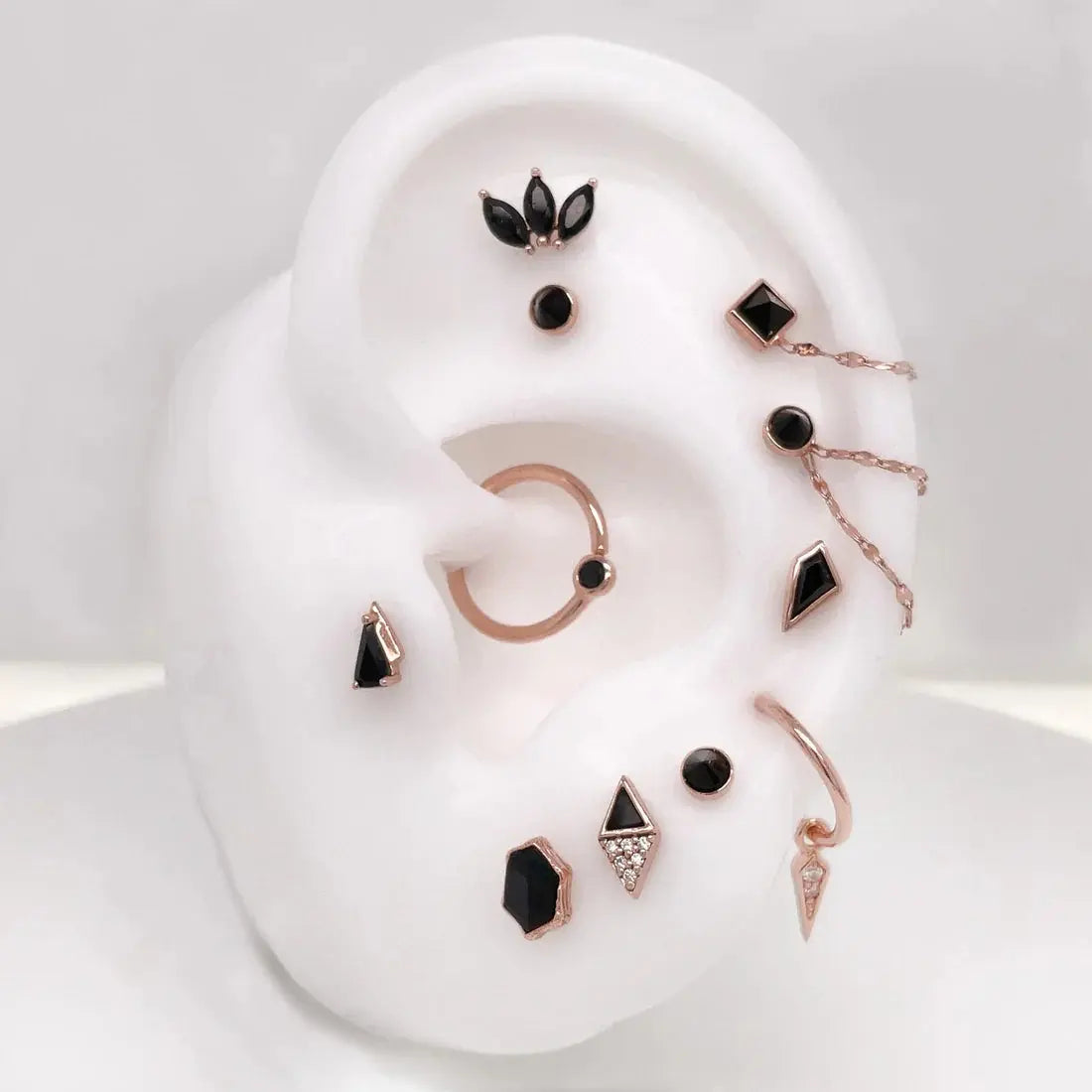 Buddha Jewelry - It Was All a Dream - Agate noire Kawaii Place piercing