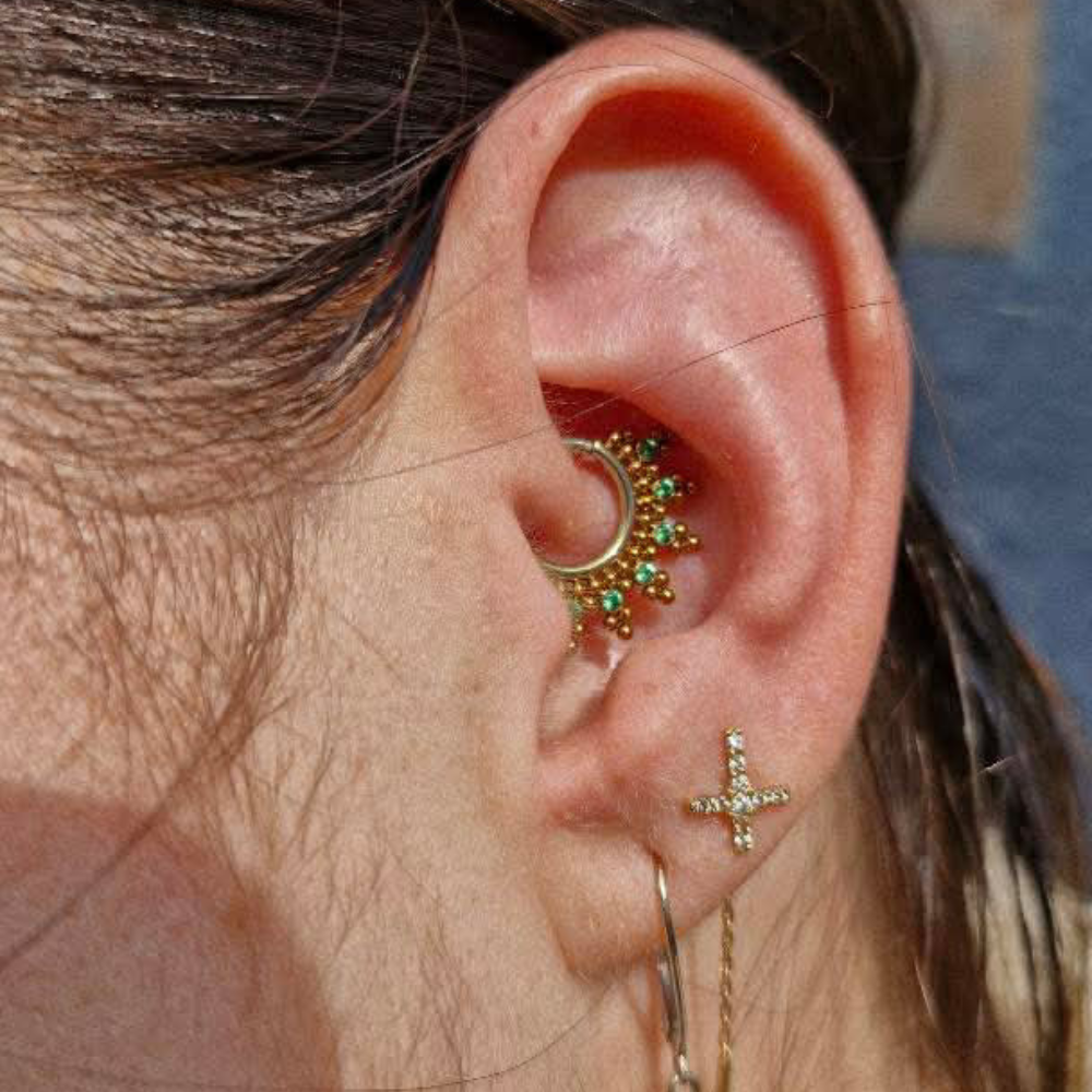 LeRoi - HsmrD - Titane Argenté Kawaii Place piercing