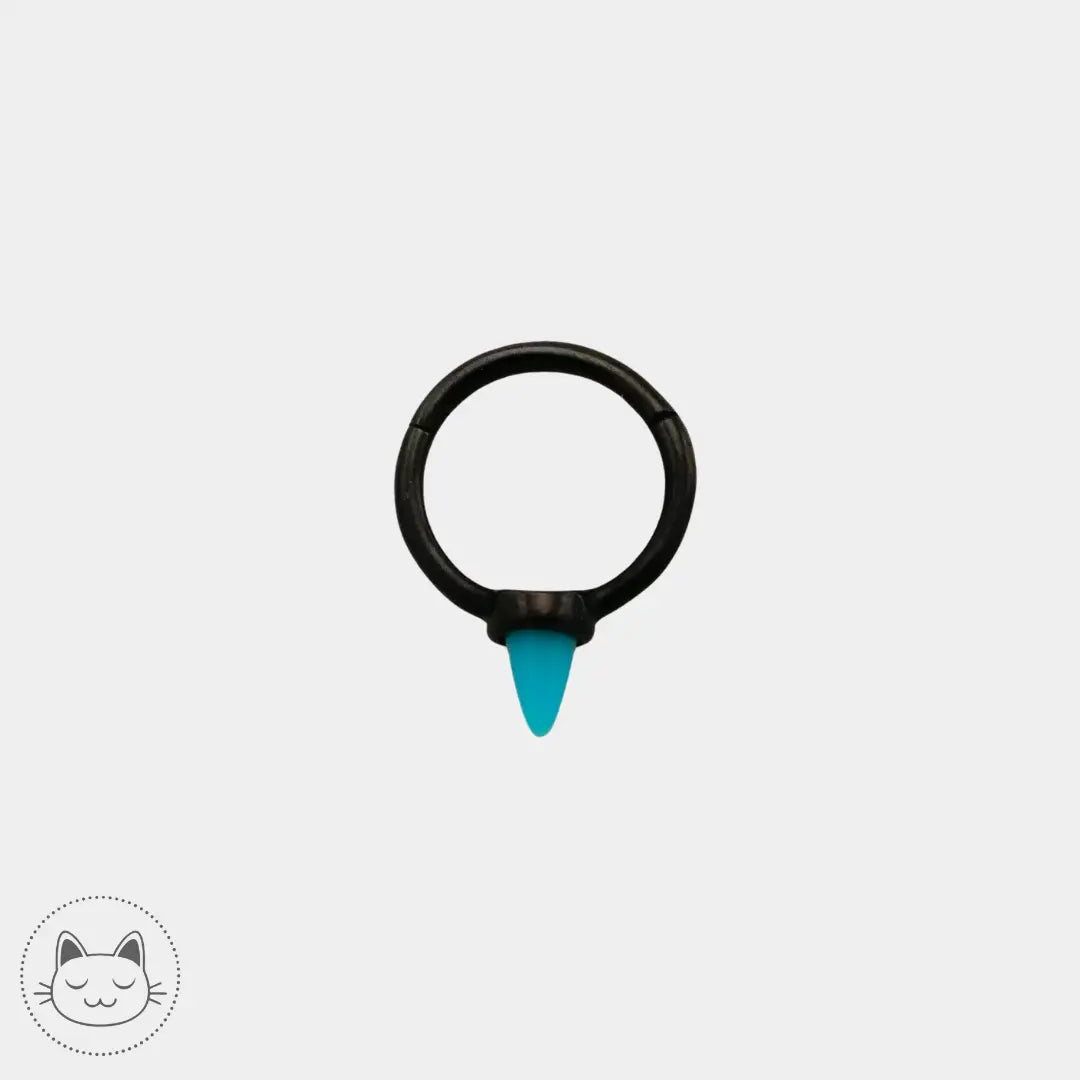 Maria Tash - Black Gold Spikes Ring Kawaii Place piercing