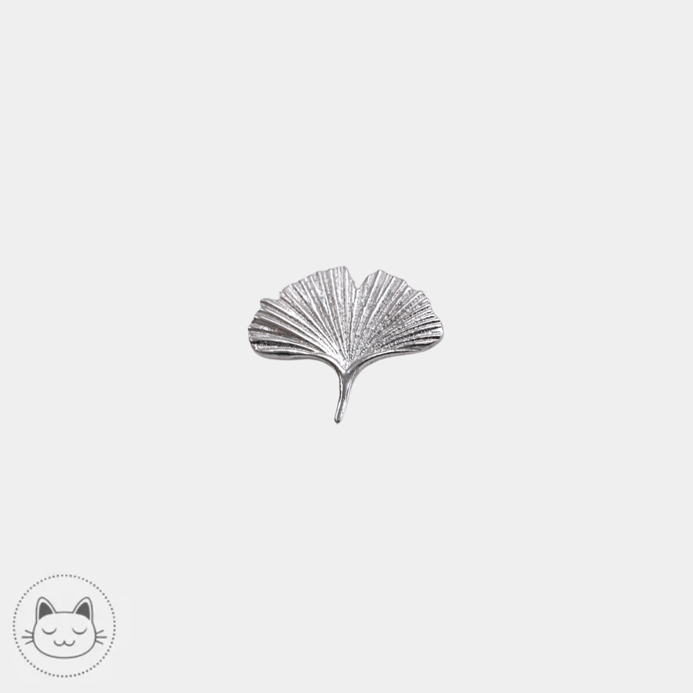Bijou de piercing NAGA Body Jewelry Gingko en or blanc 14 carats
