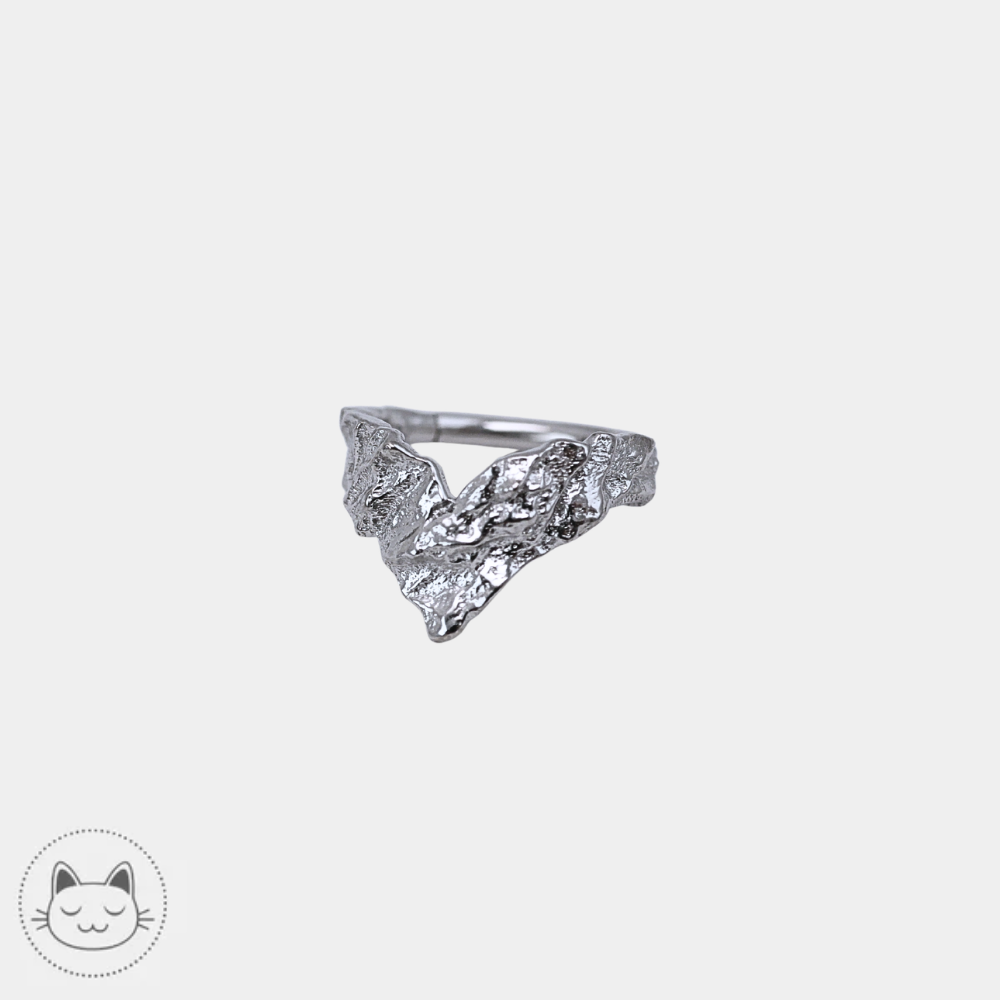 Anneau clicker NAGA Savage en or blanc 14 carats