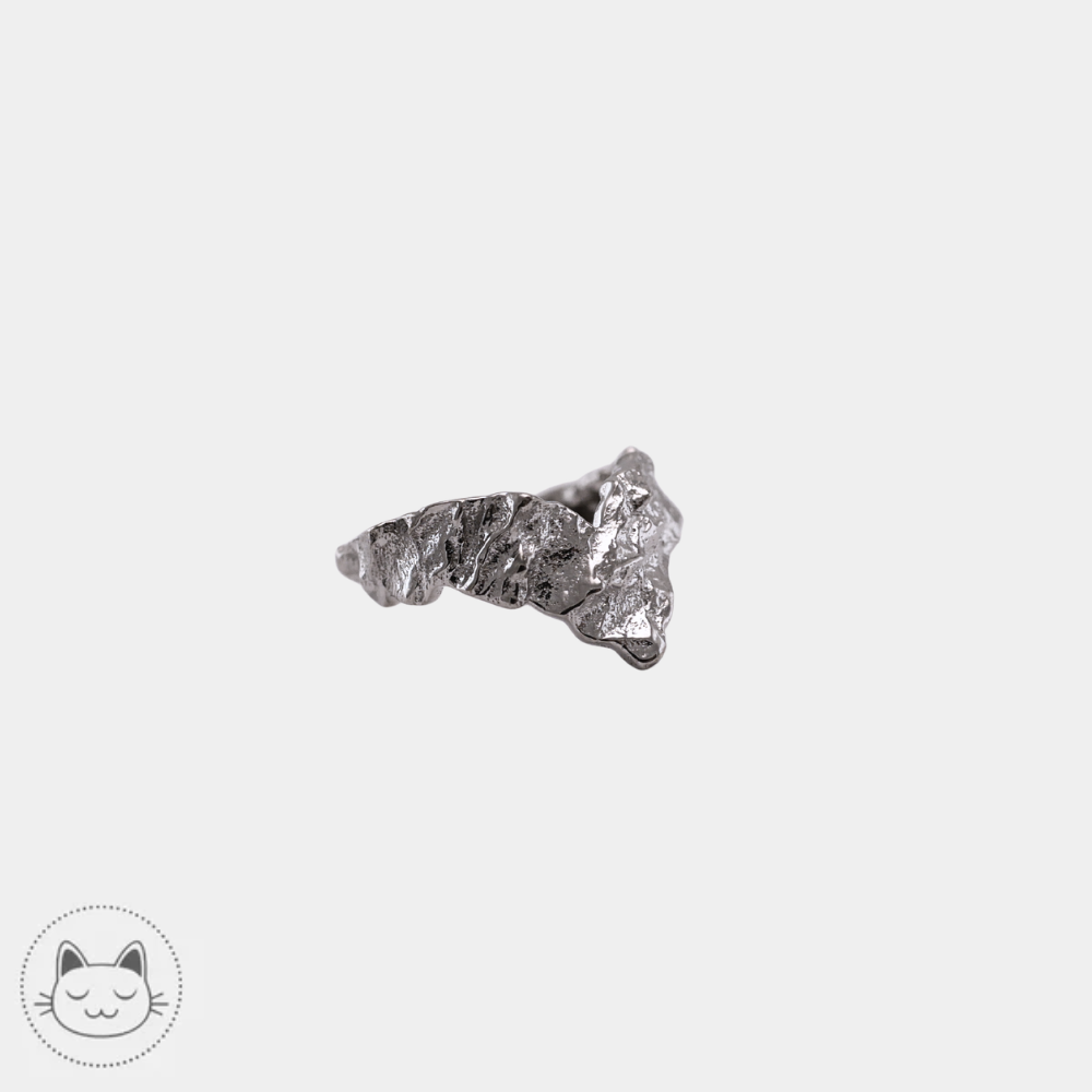 Anneau clicker NAGA Savage or blanc 14 carats 16G 8 mm