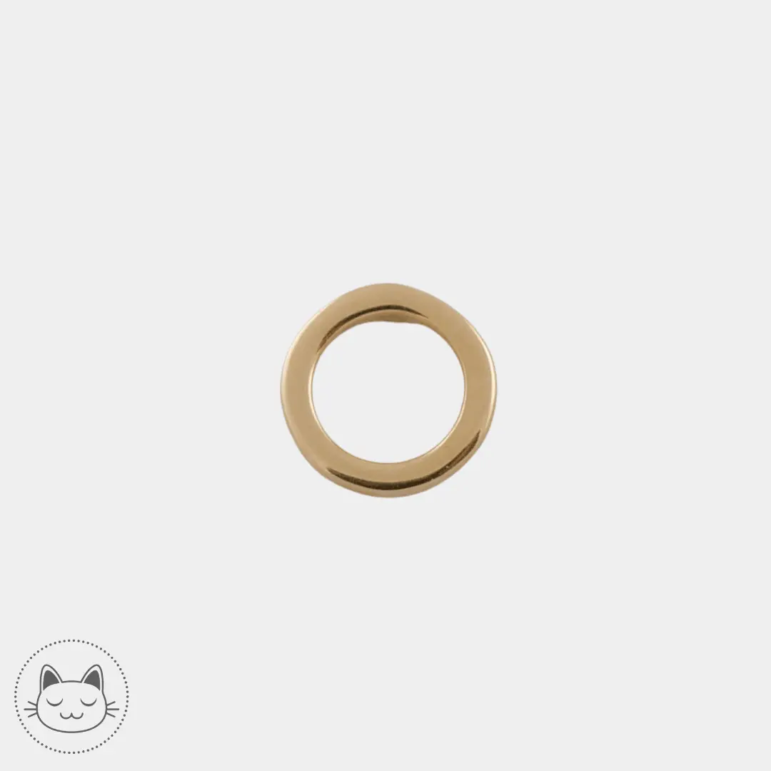 Piercing BVLA Open Circle 6 mm gold 14k