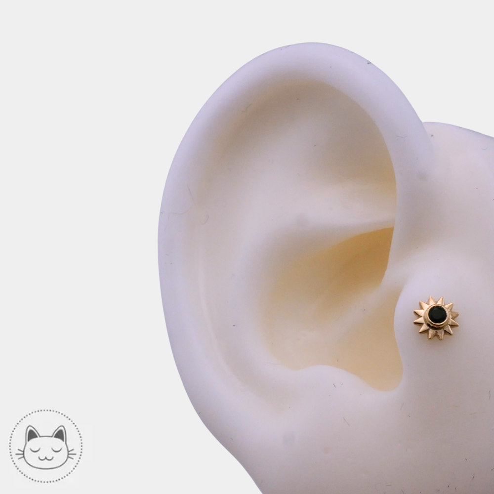 Piercing BVLA Sun pierre onyx