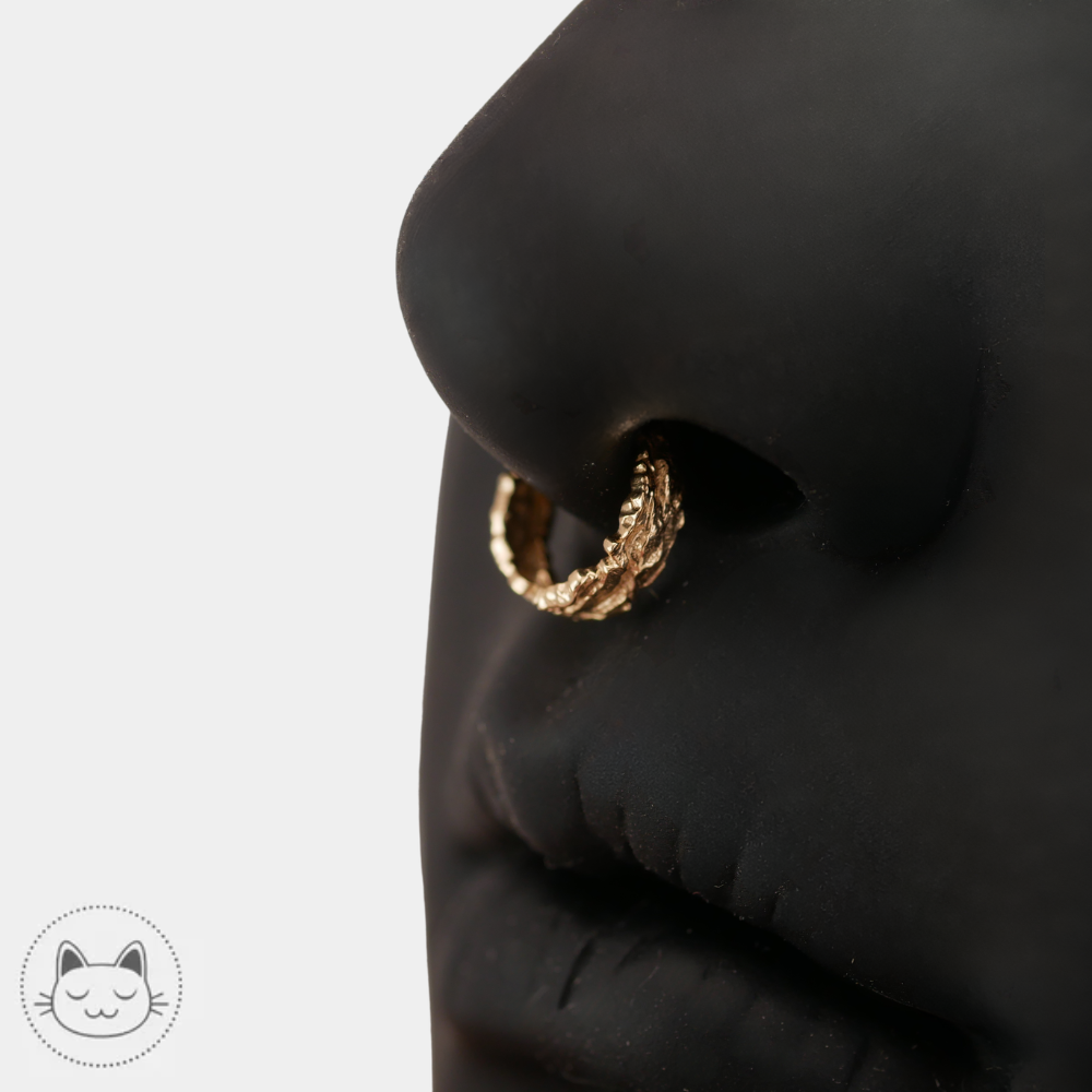 Piercing hélix Naga Primitif 16G 8mm