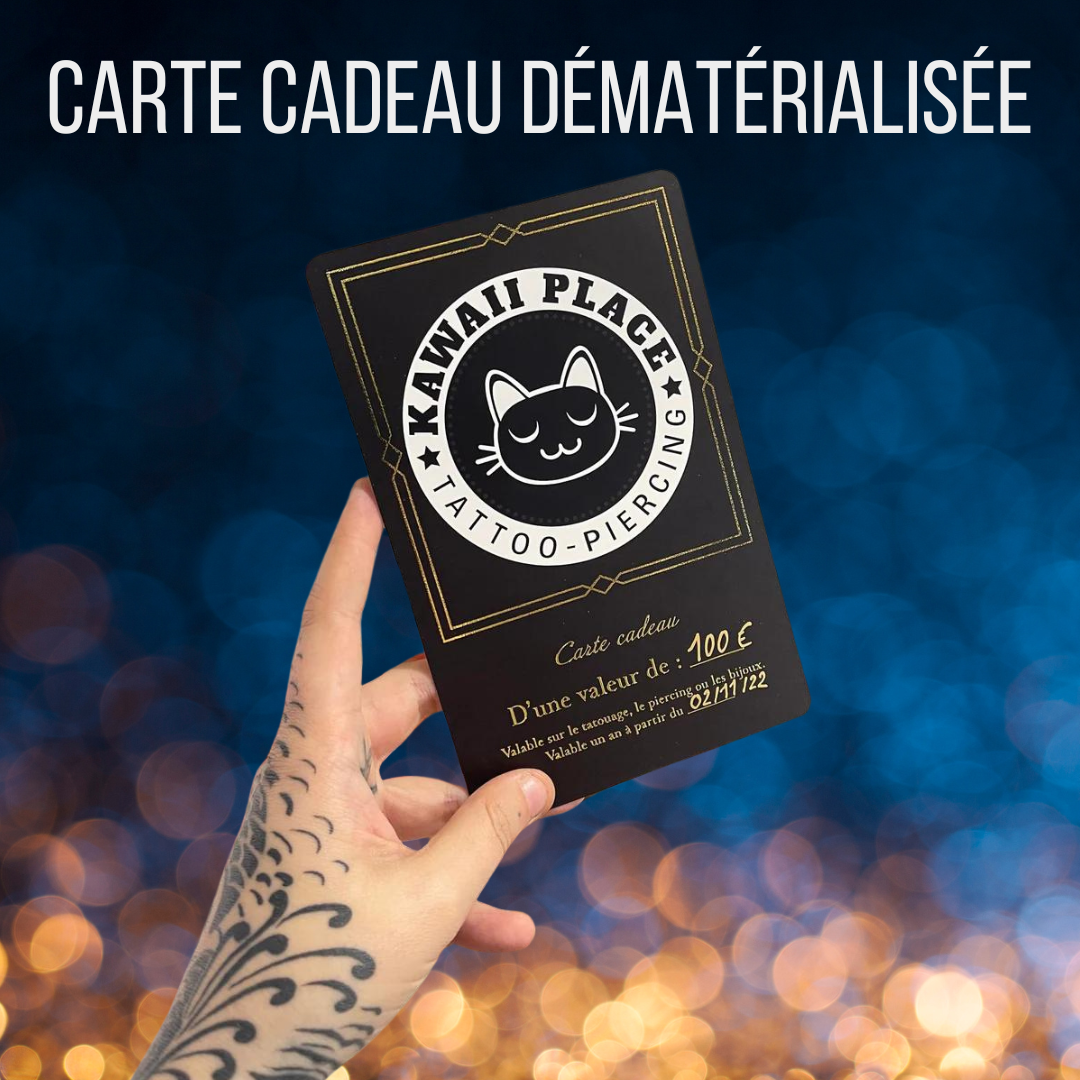 Carte cadeau dématérialisée