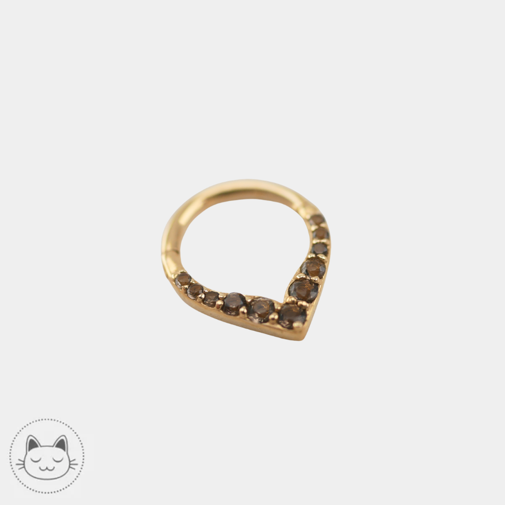 Anneau clicker Rise and Shine Buddha Jewelry en 1,2 mm x 8 mm