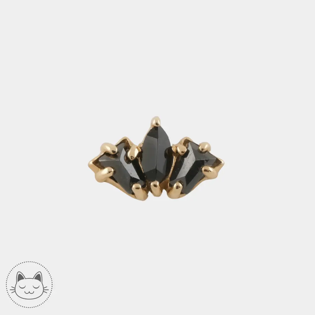 Sacred Symbols - S001 - Onyx - Kawaii Place piercing 