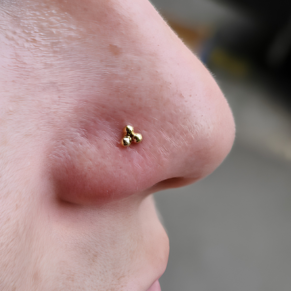 Embout piercing Sacred Symbols D69 or blanc
