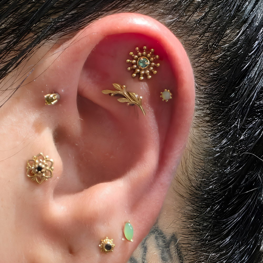 Sacred Symbols - S036 - Émeraude Kawaii Place piercing