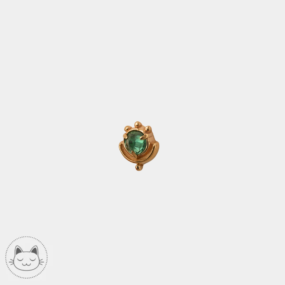 Bijou Sacred Symbols ND18 en or jaune 14 carats pour piercing