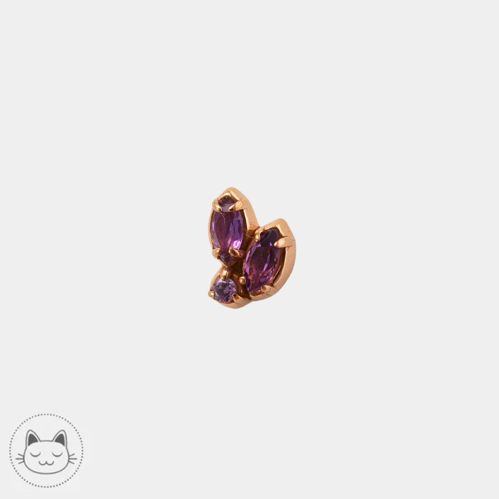 Bijou Sacred Symbols ND8 or jaune 14 carats pour conch
