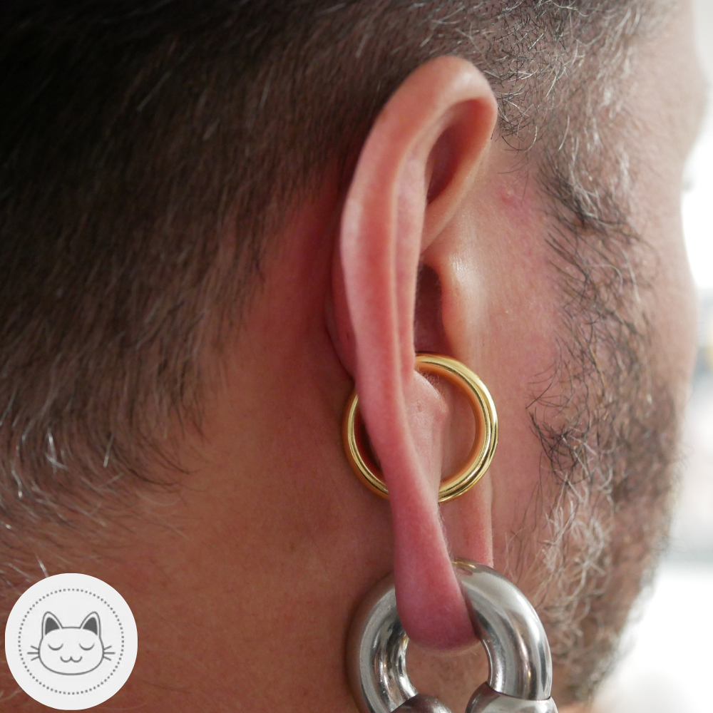 Tawapa - Hollow Hoop



Poid en laiton plaqué or 14k, diamètre de 5 mm, pour lobes stretchés