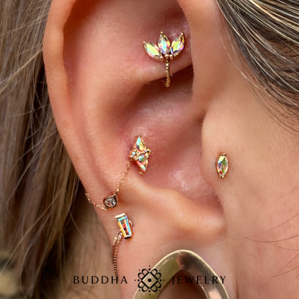 Buddha Jewelry Zuri Mystique Topaze en or 14 carats