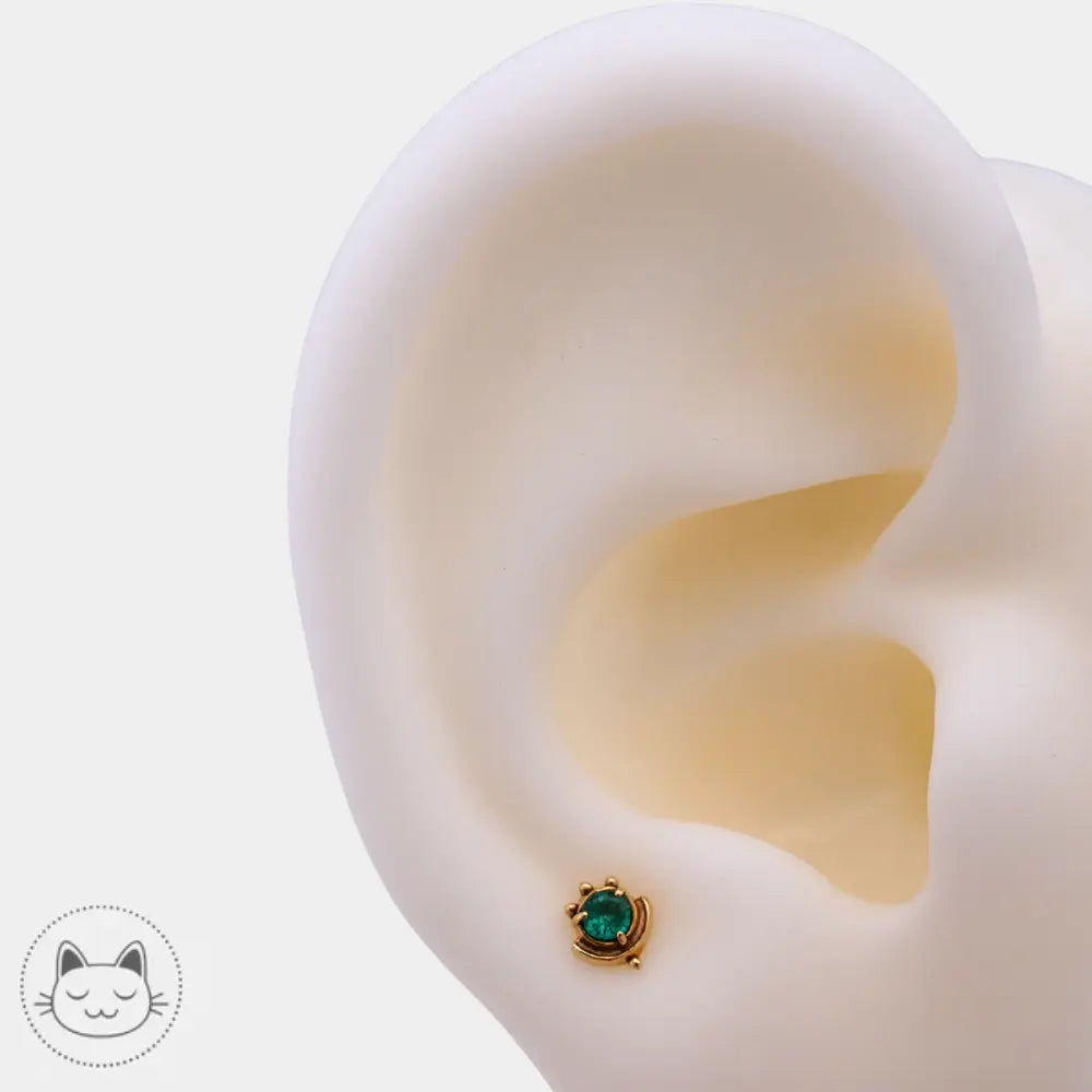 Bijou émeraude Sacred Symbols S016 compatible NeoMetal