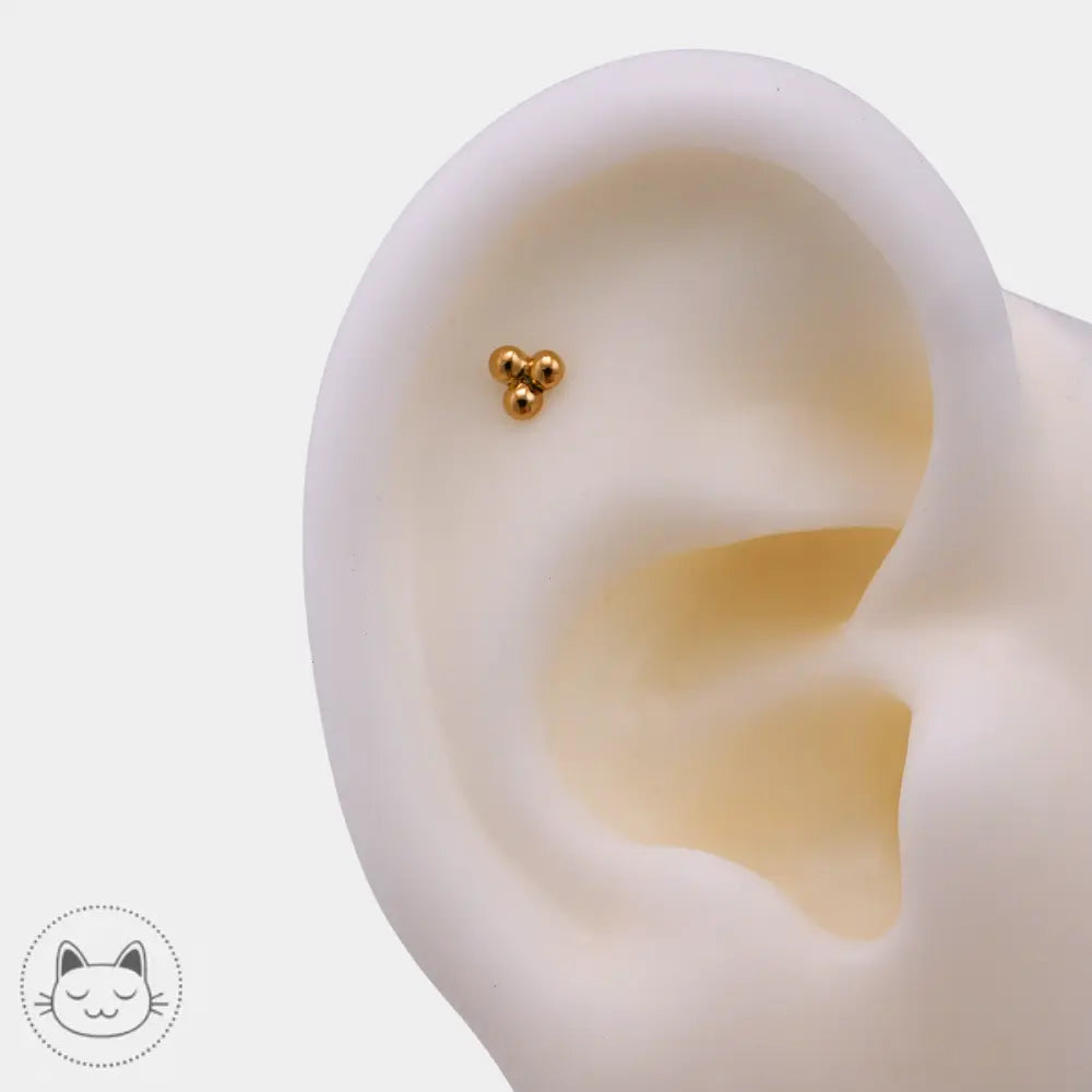 Close-up bijou or 14 carats D69 Sacred Symbols