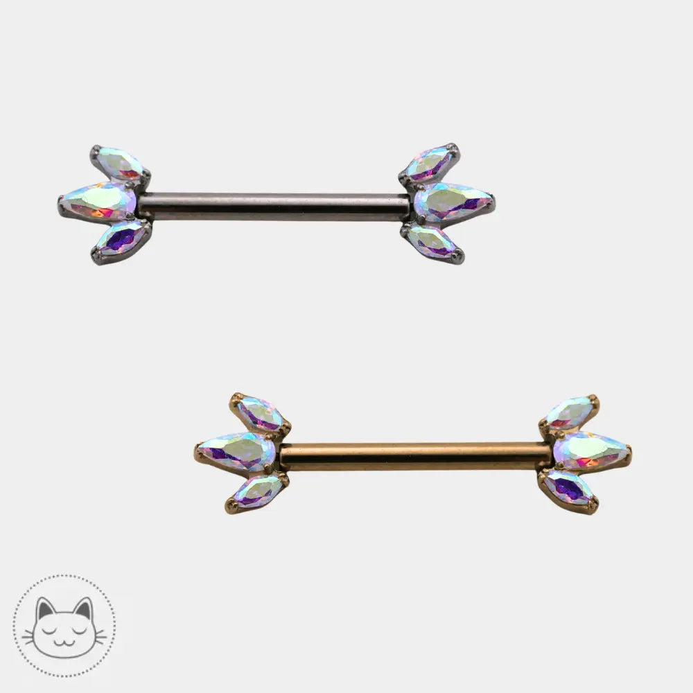 Invictus - Fiery Rainbow - Titane & Zircon Aurora Borealis