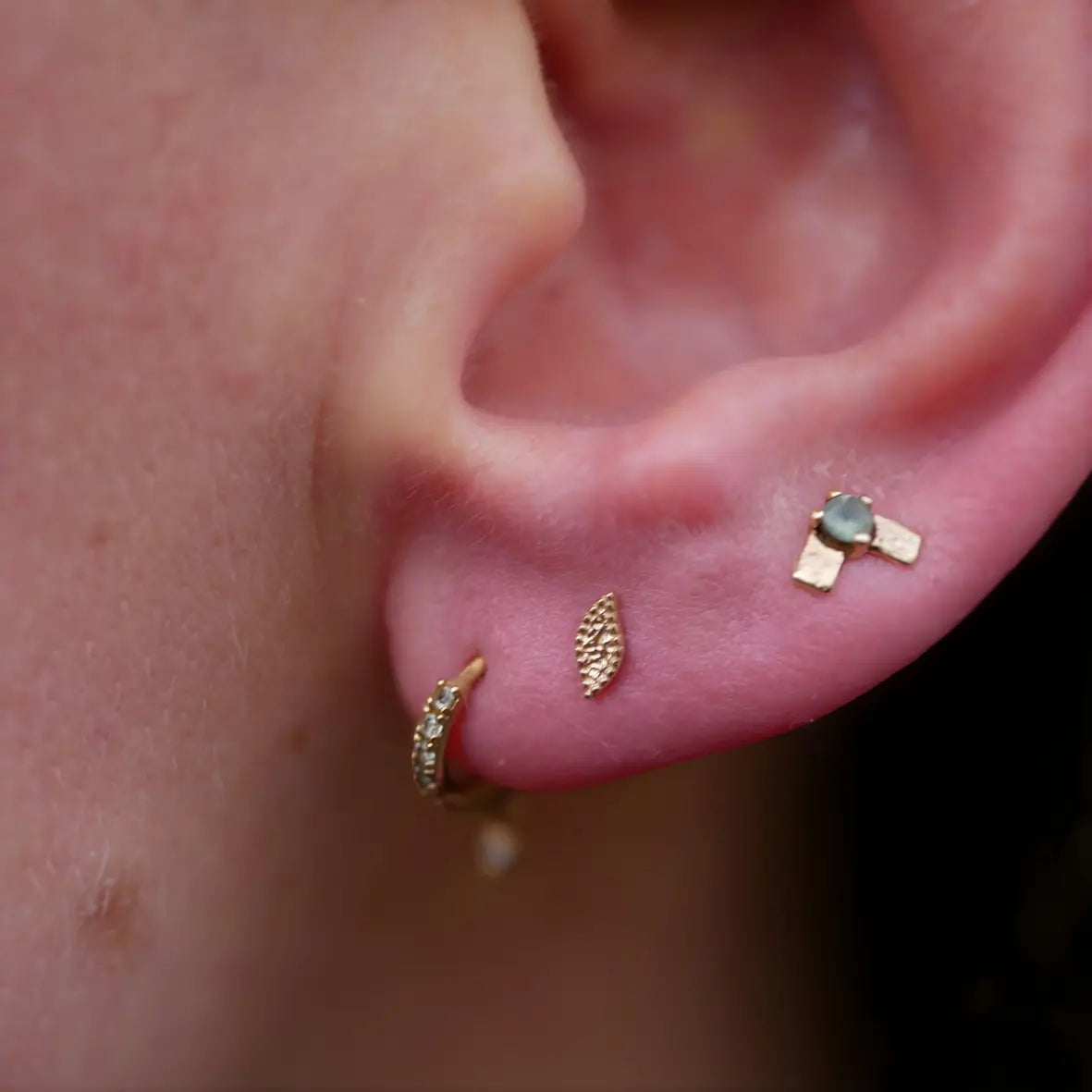 Buddha Jewelry - Wisp - Or jaune ou or blanc Kawaii Place piercing